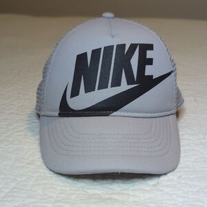 Nike Gray and Black Men's Cap